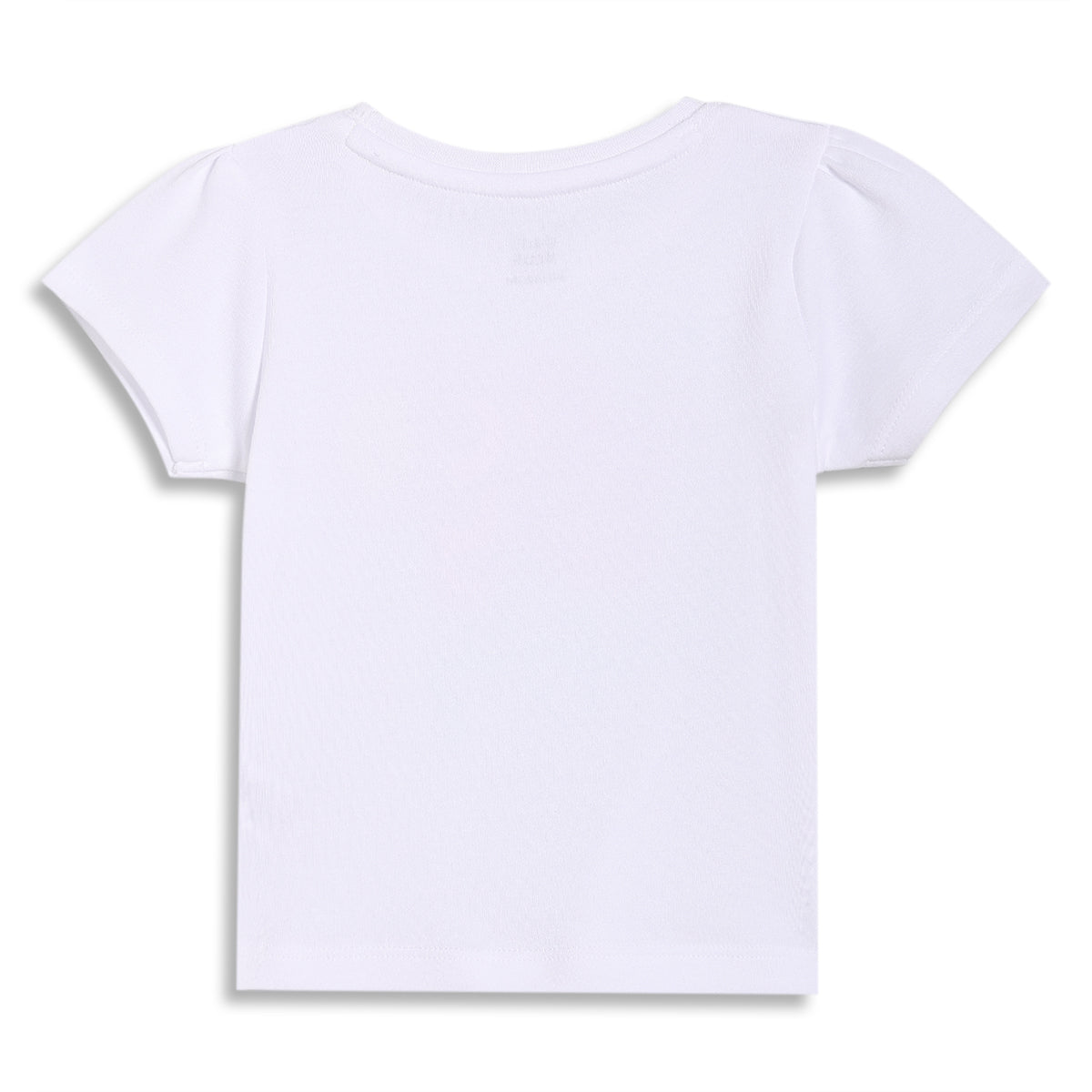 Baby Girls Graphic Print Knit Tops Pack of 2, White & Pastel Multicolour