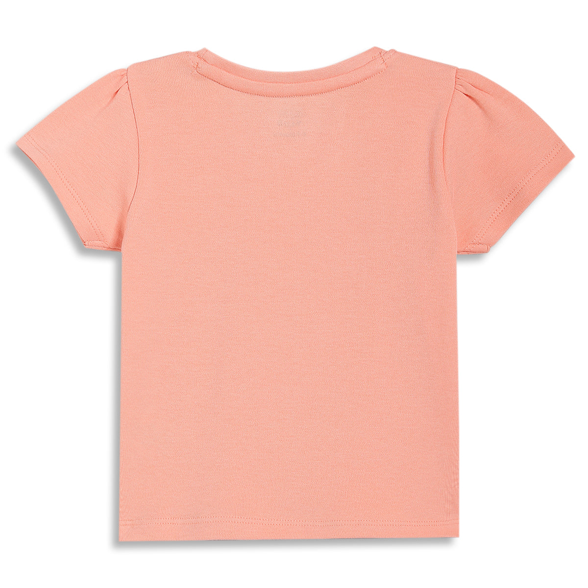 Baby Girls Polka Dot and Wild Child Print Tops Pack of 2, White and Peach