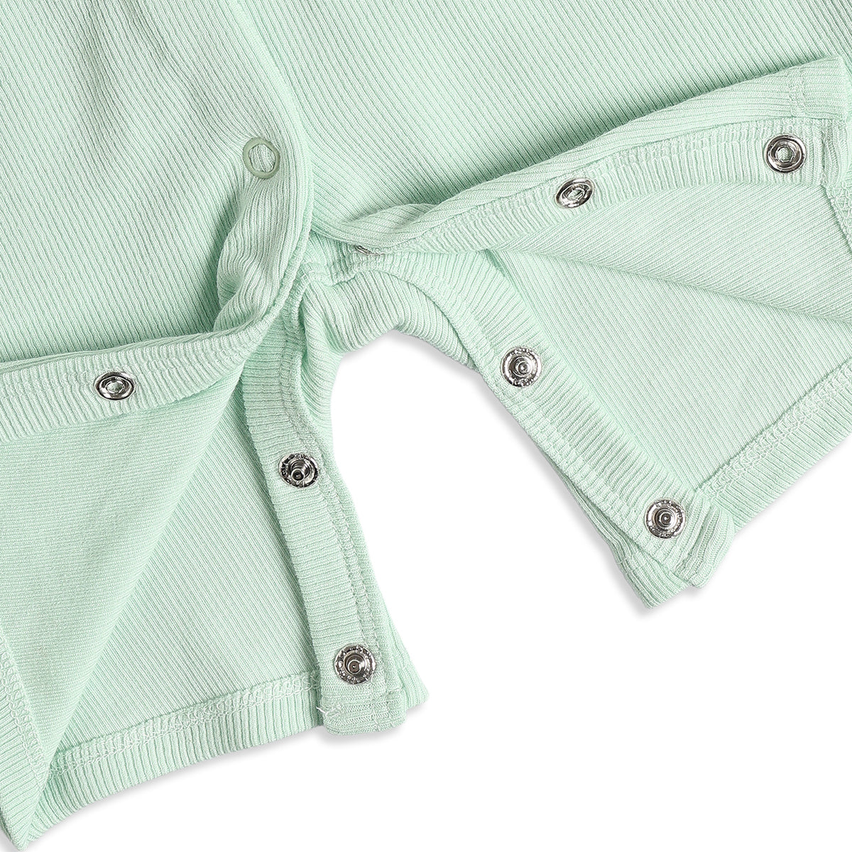 Baby Girls Pack of 2 Printed Cotton Rompers with Flutter Sleeves