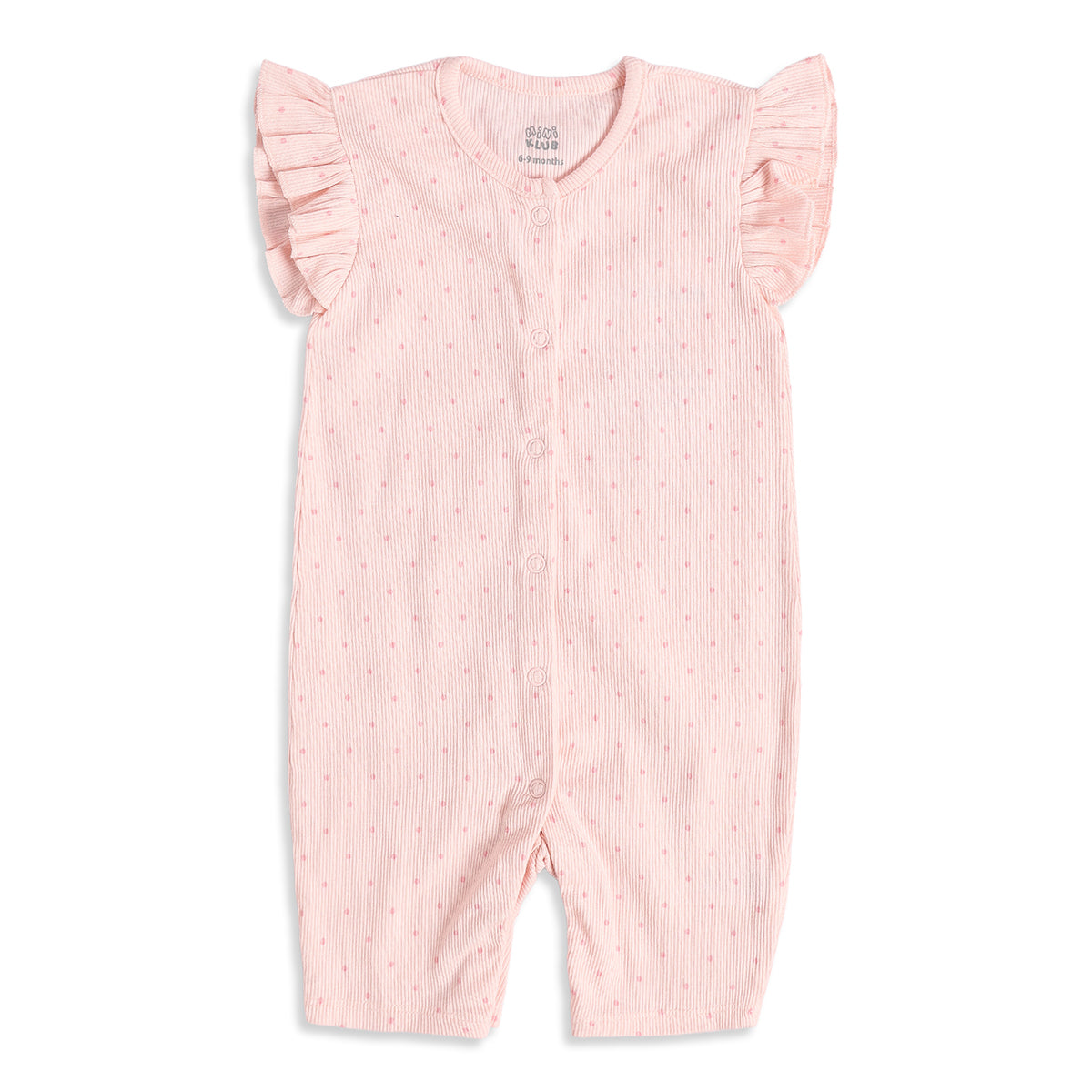New Born And Baby Girls Romper Pack Of Two - Multi