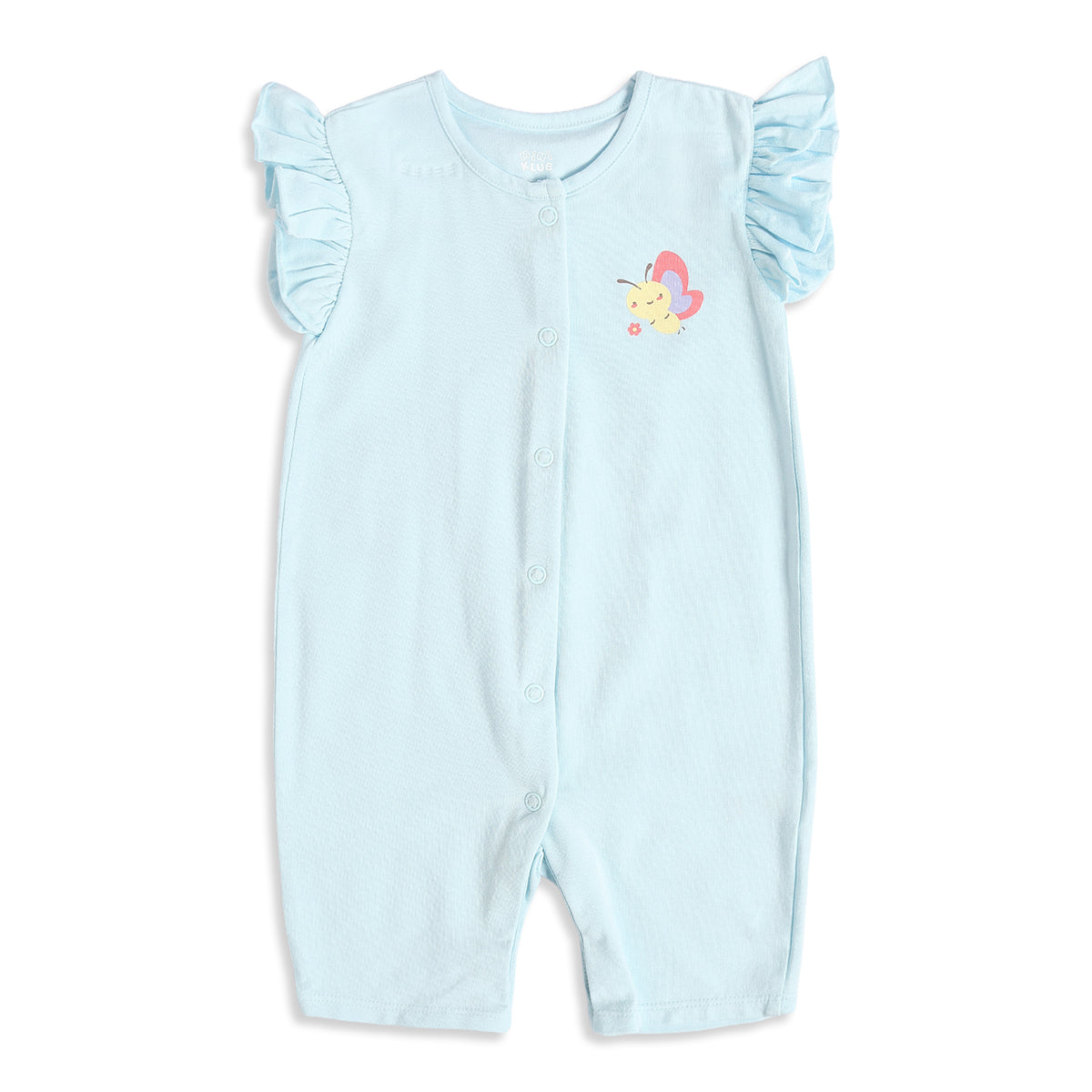 New Born And Baby Girls Romper Pack Of Two - Multi