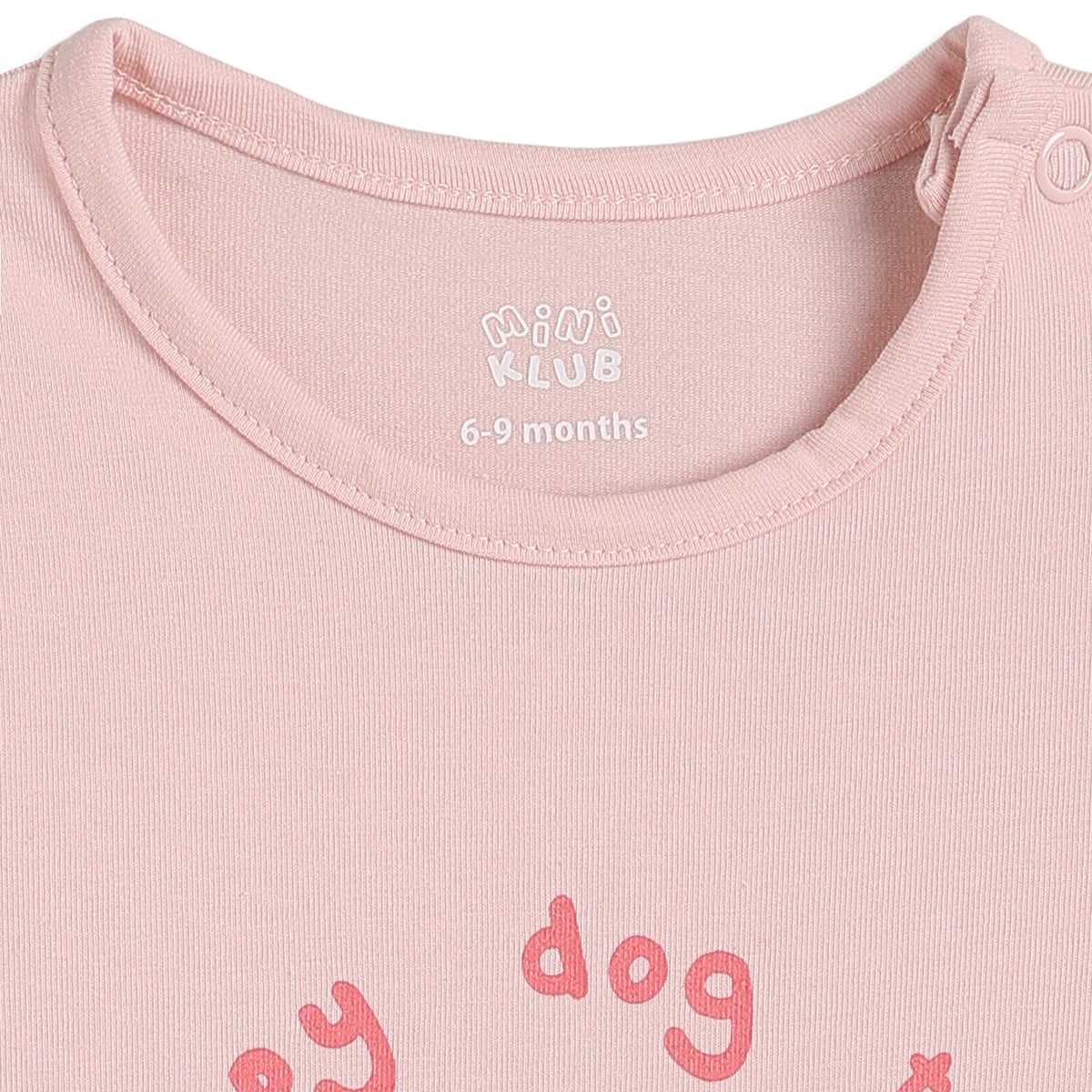 Baby Girls Pink And Coral Cotton Printed Rompers Pack Of 2 Regular Fit Casual Wear
