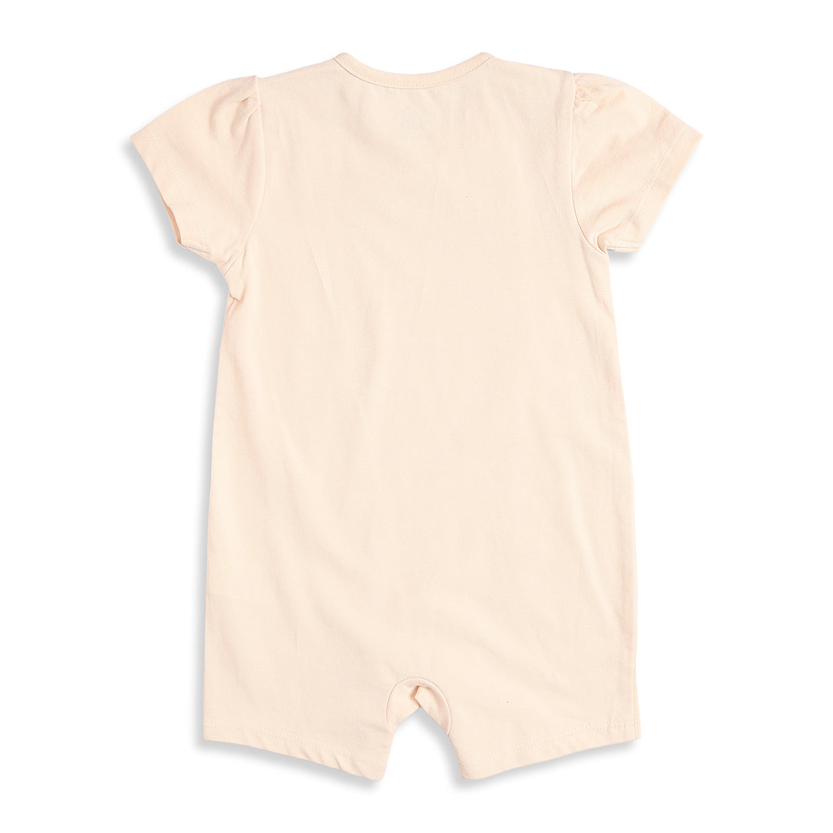 Baby Girls Pack of 2 Printed Cotton Rompers with Front Snap Closure and Short Sleeves