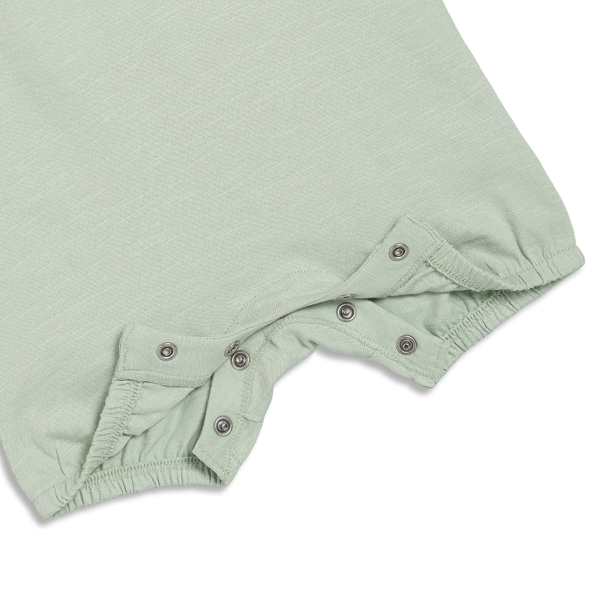 Baby Girls Duck Applique Romper with Headband, Light Green