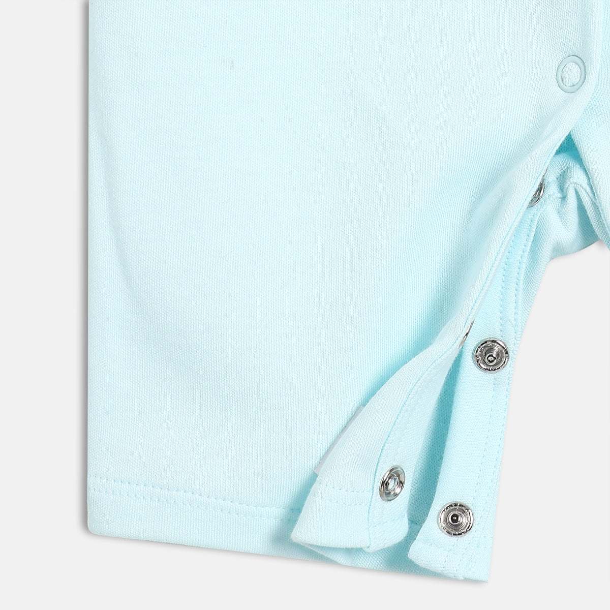 Baby Girls Whale Print Knit Rompers Pack of 2, Navy Blue and Aqua Blue