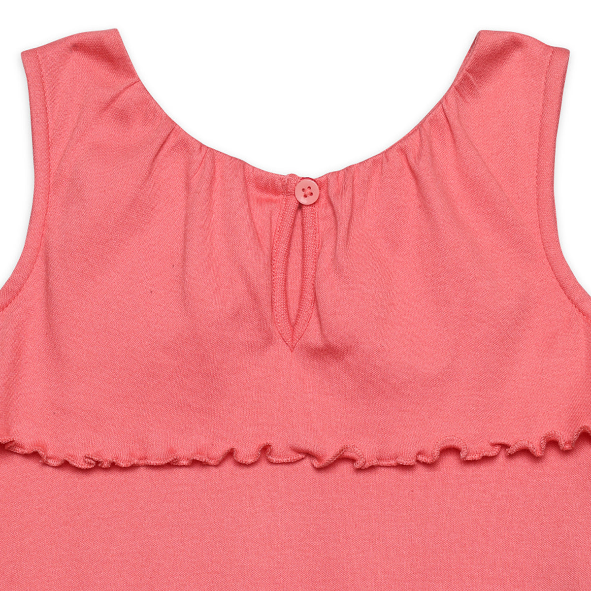 Baby Girls Text Embroidered Romper With Cap, Pink