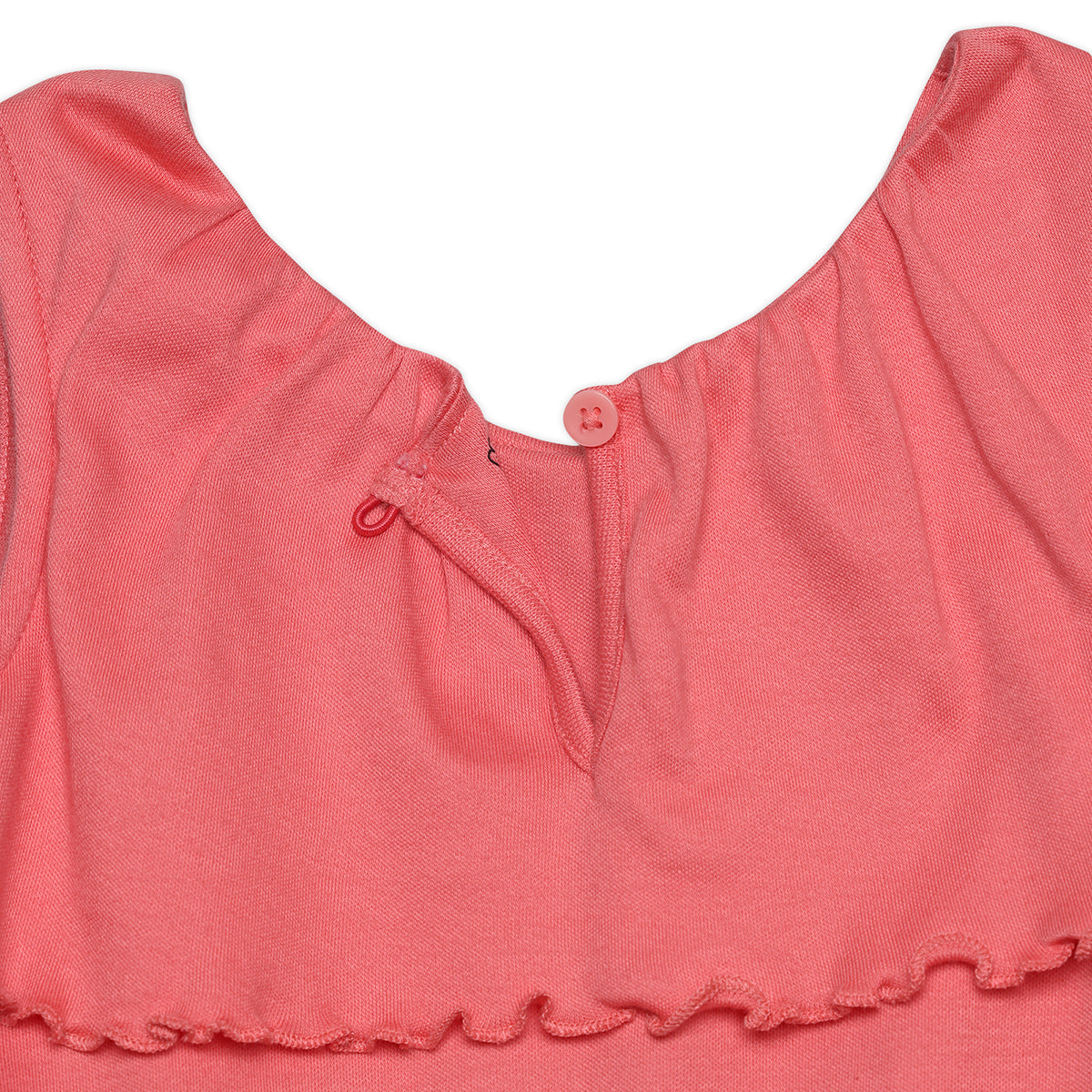 Baby Girls Text Embroidered Romper With Cap, Pink