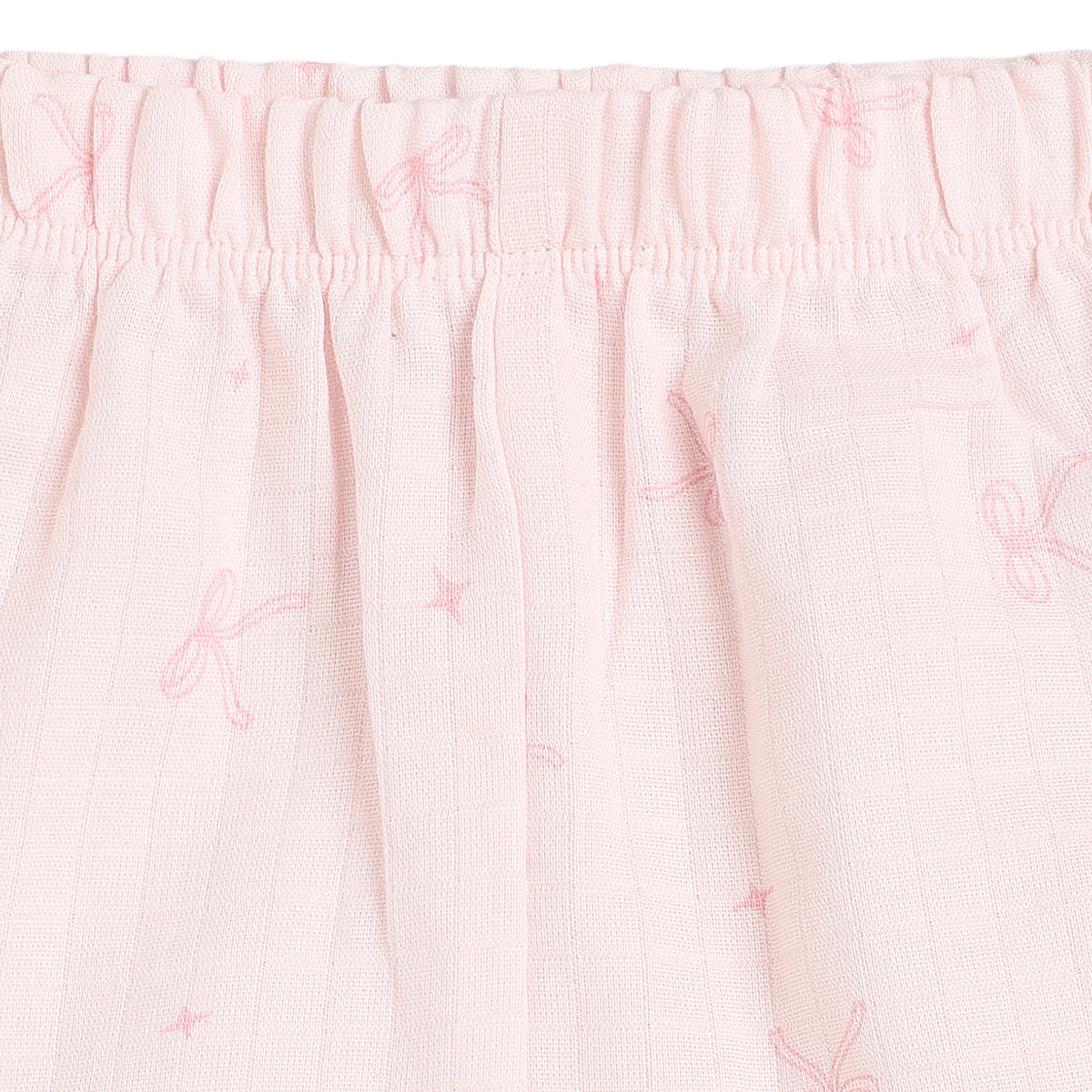 Baby Girls Pink & Cream Cotton Printed Shorts Pack of 2 Regular Fit Casual Wear
