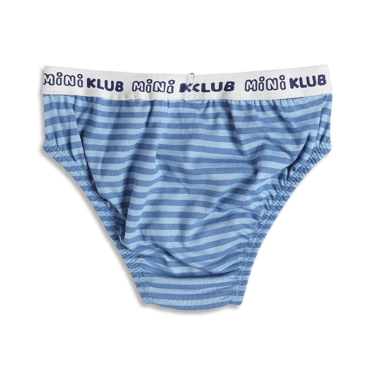 Baby Boys Striped Briefs Pack of 2, Blue and Yellow