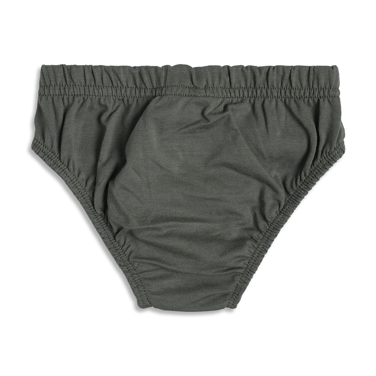 Baby Boys Printed & Solid Cotton Innerwear Briefs Pack of 3, Beige, Green and Light Green