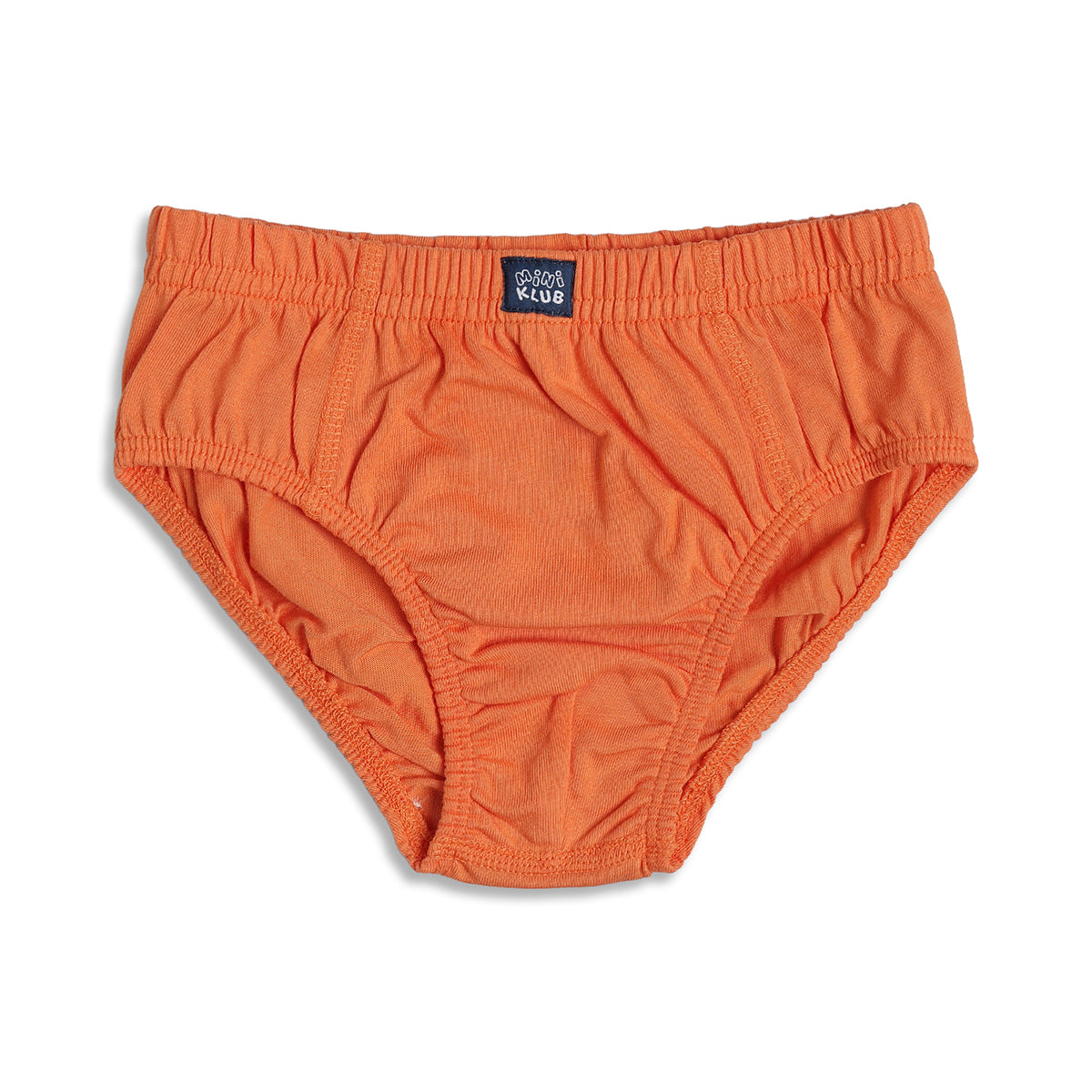 Baby Boys Printed & Solid Cotton Innerwear Briefs Pack of 3, Yellow, Orange and Light Green
