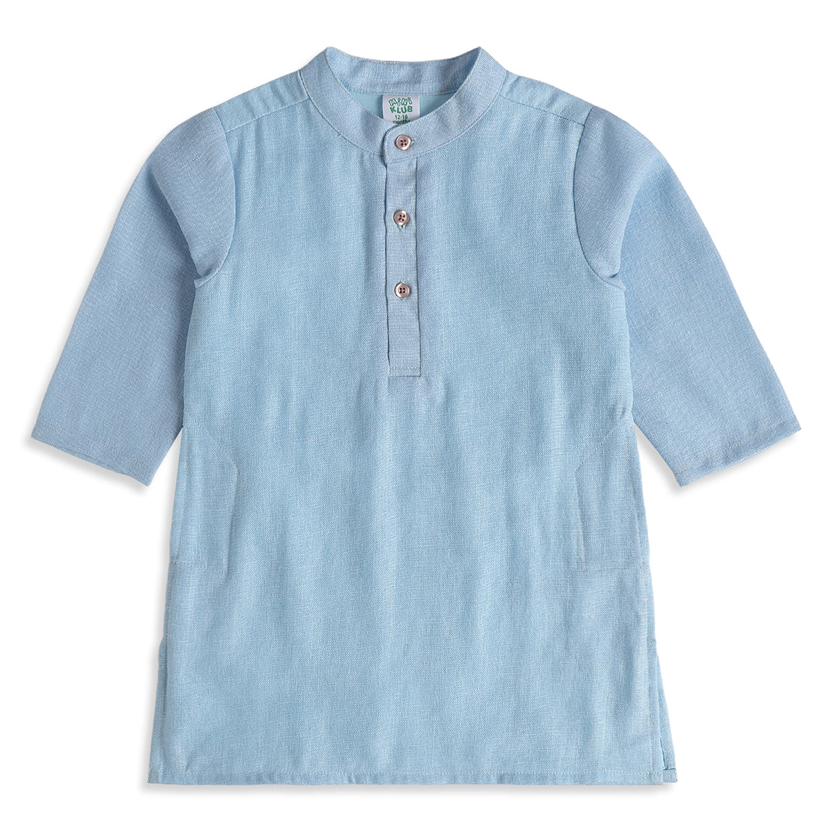 Baby Boys Blue Cotton Blend Bundi Set Regular Fit Festive