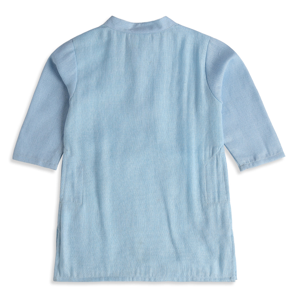 Baby Boys Blue Cotton Blend Bundi Set Regular Fit Festive