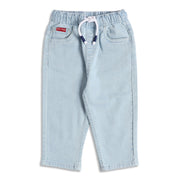 Baby Boys Light Blue Denim Pant Regular Fit Casual Wear