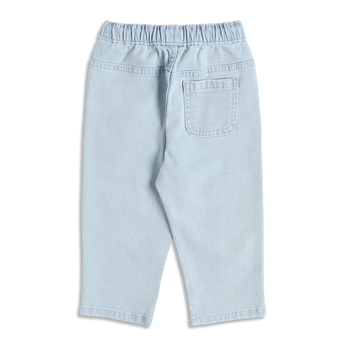 Baby Boys Light Blue Denim Pant Regular Fit Casual Wear