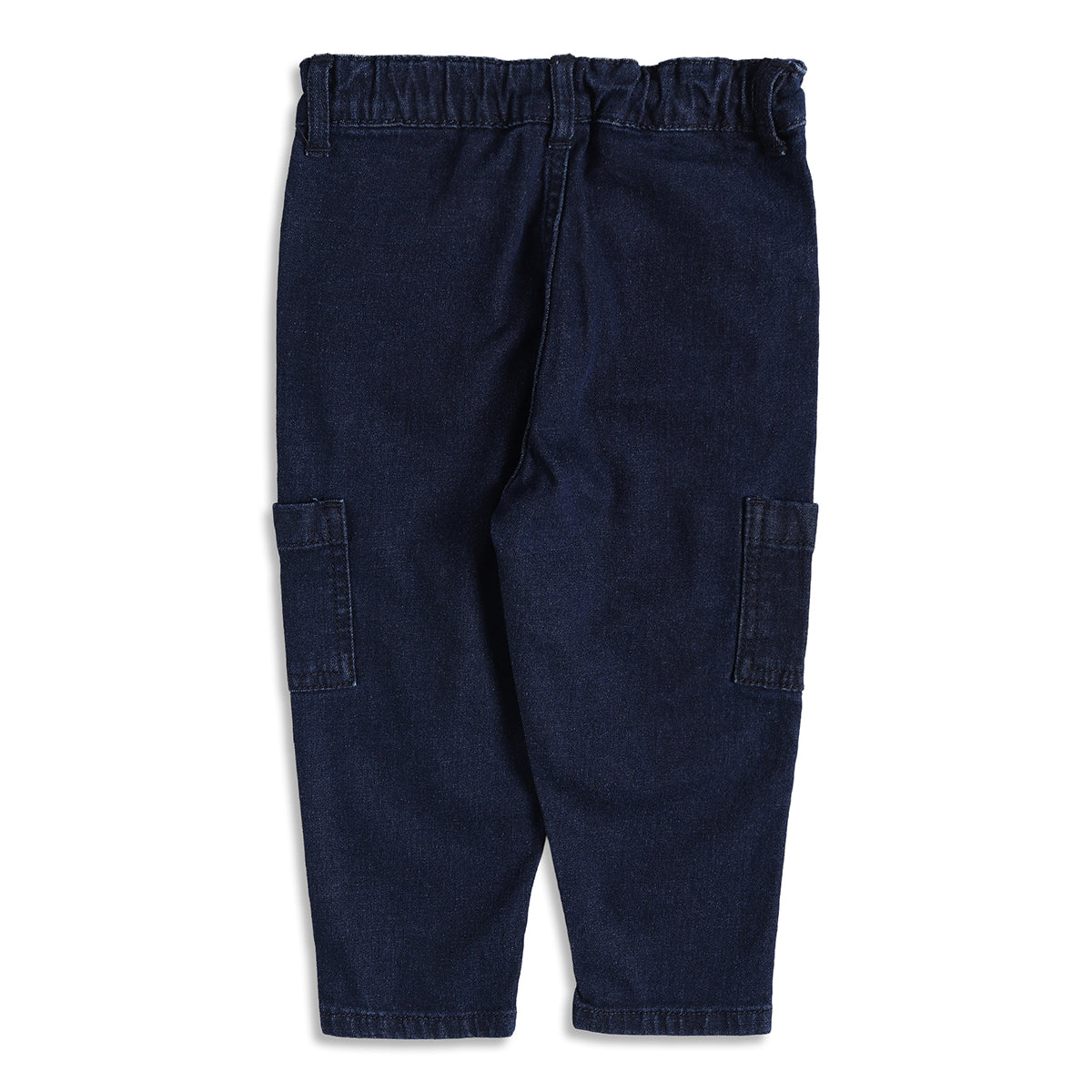 Baby Boys Dark Blue Denim Pant Regular Fit Casual Wear