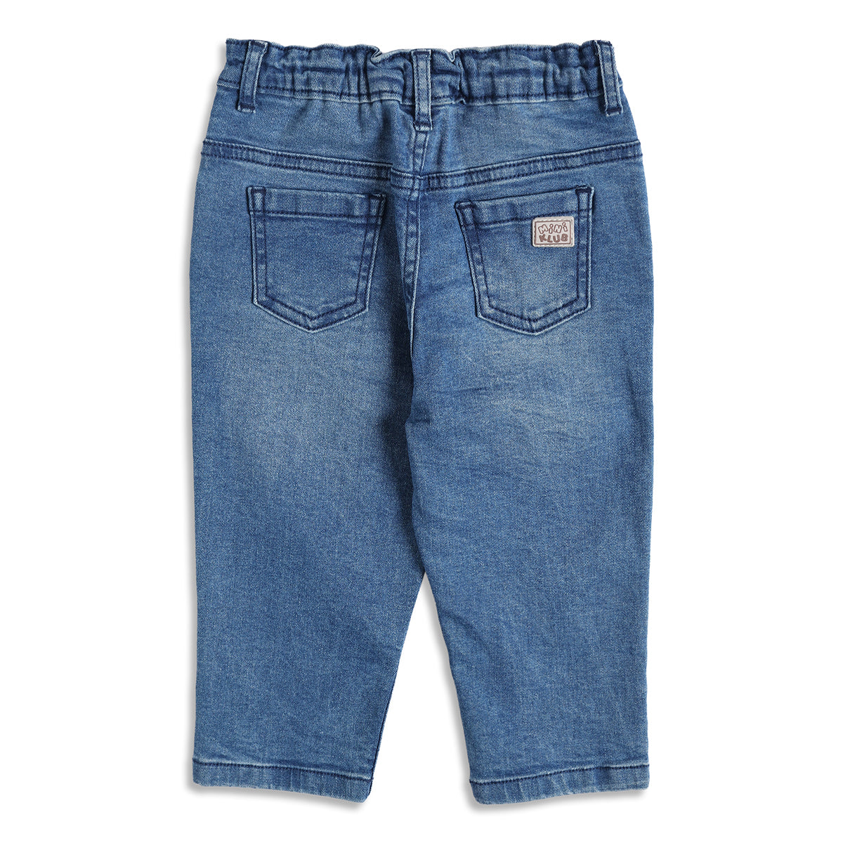 Baby Boys Light Blue Denim Pant Regular Fit Casual Wear