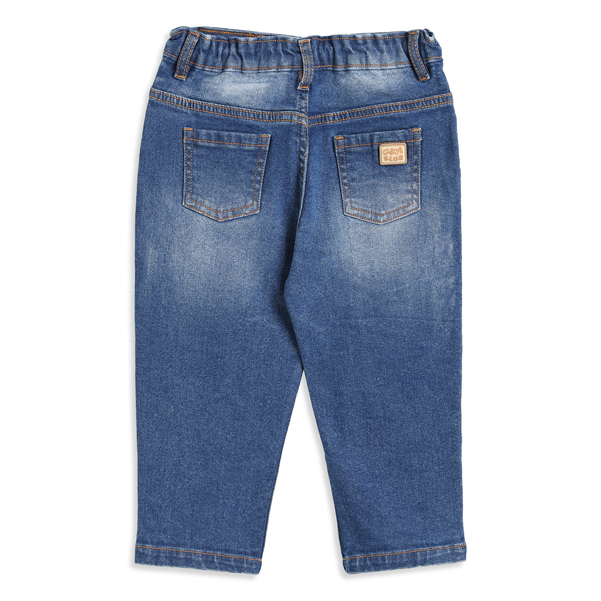 Baby Boys Blue Denim Pant Regular Fit Casual Wear