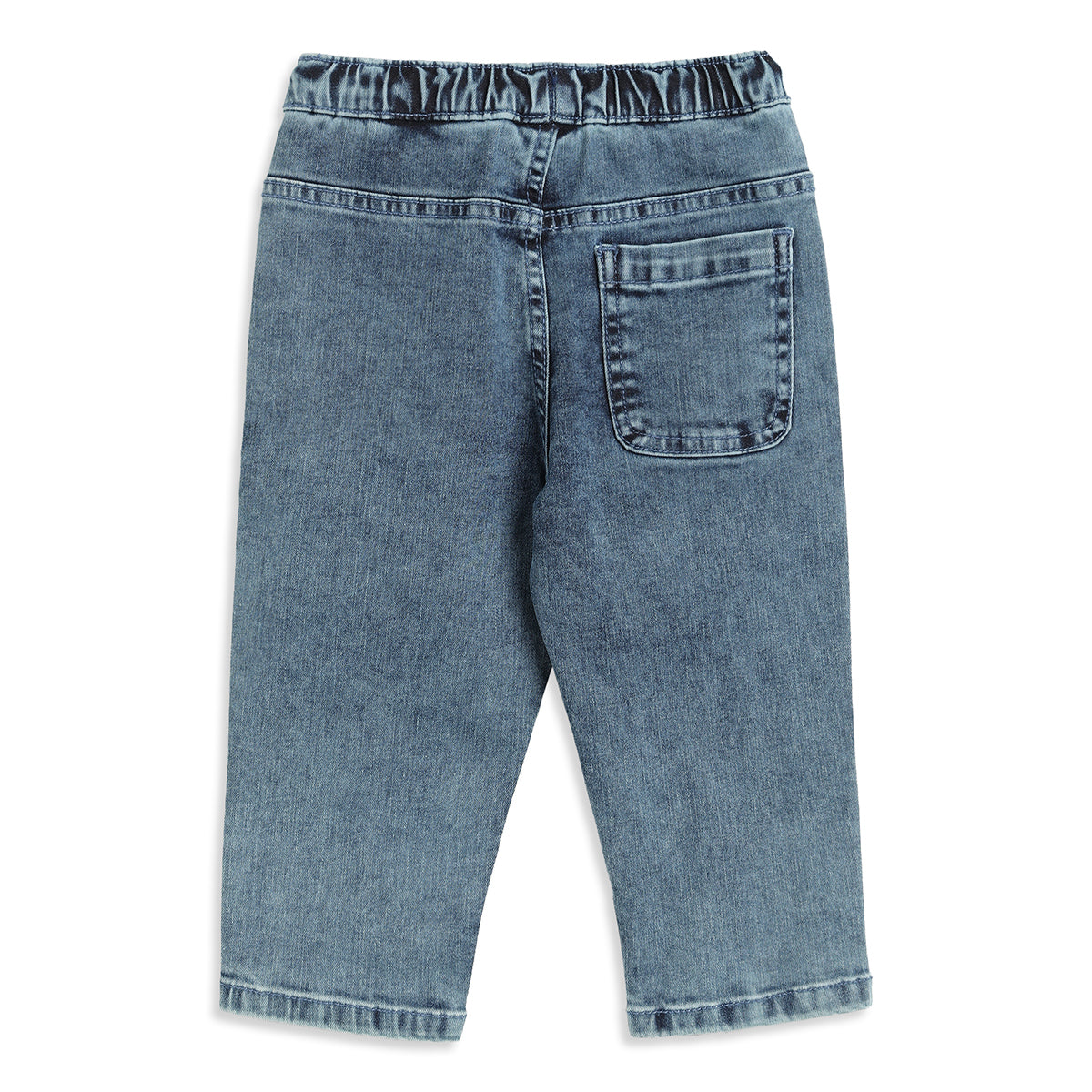 Baby Boys Light Blue Denim Pant Regular Fit Casual Wear