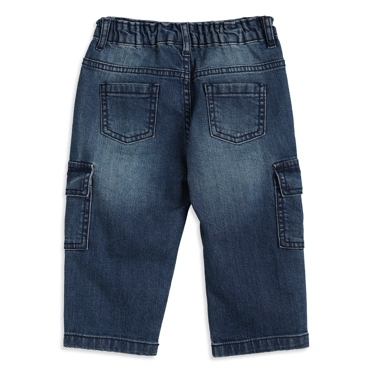 Baby Boys Blue Denim Pant Regular Fit Casual Wear