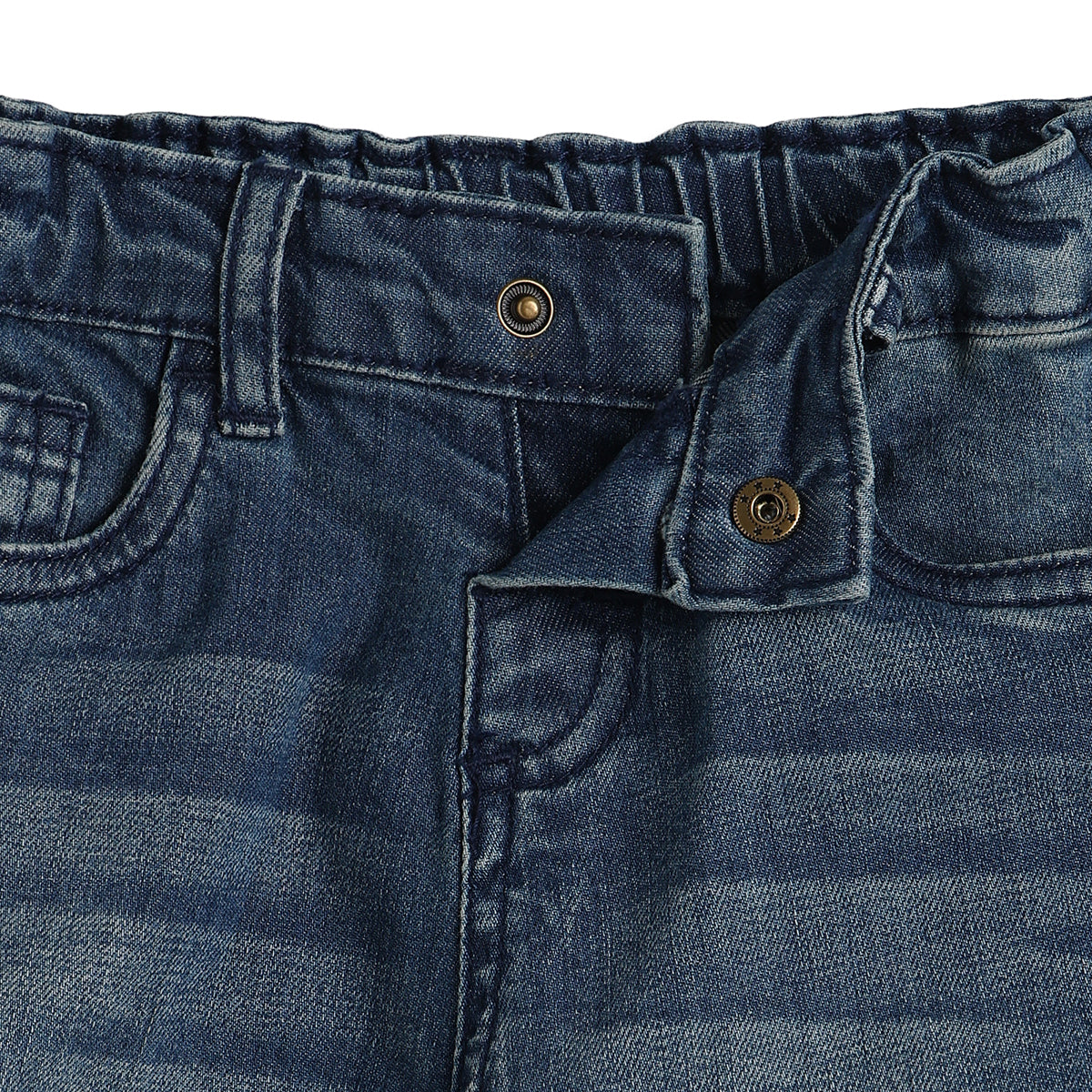 Baby Boys Blue Denim Pant Regular Fit Casual Wear