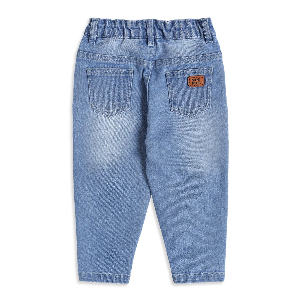 Baby Boys Light Blue Cotton Denim Jeans Regular Fit Casual Wear