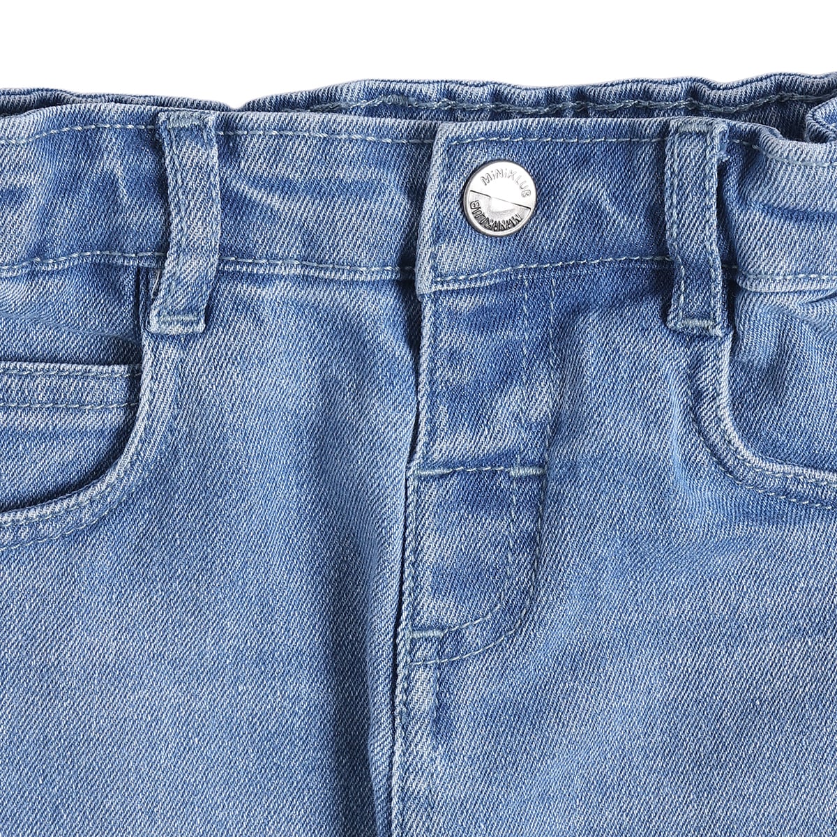 Baby Boys Light Blue Cotton Denim Jeans Regular Fit Casual Wear