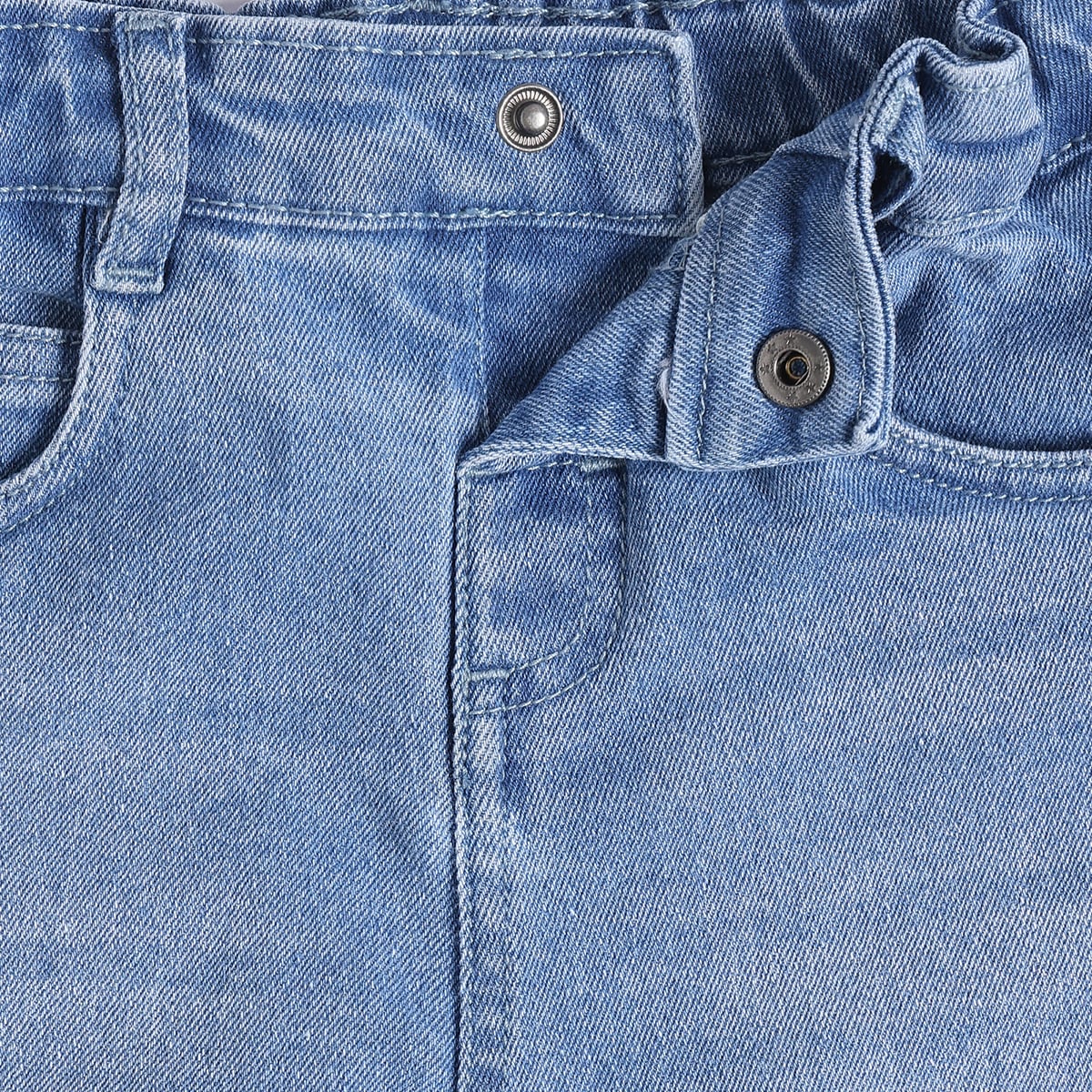 Baby Boys Light Blue Cotton Denim Jeans Regular Fit Casual Wear