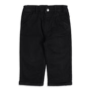Baby Boys Black Denim Pants Regular Fit Casual Wear