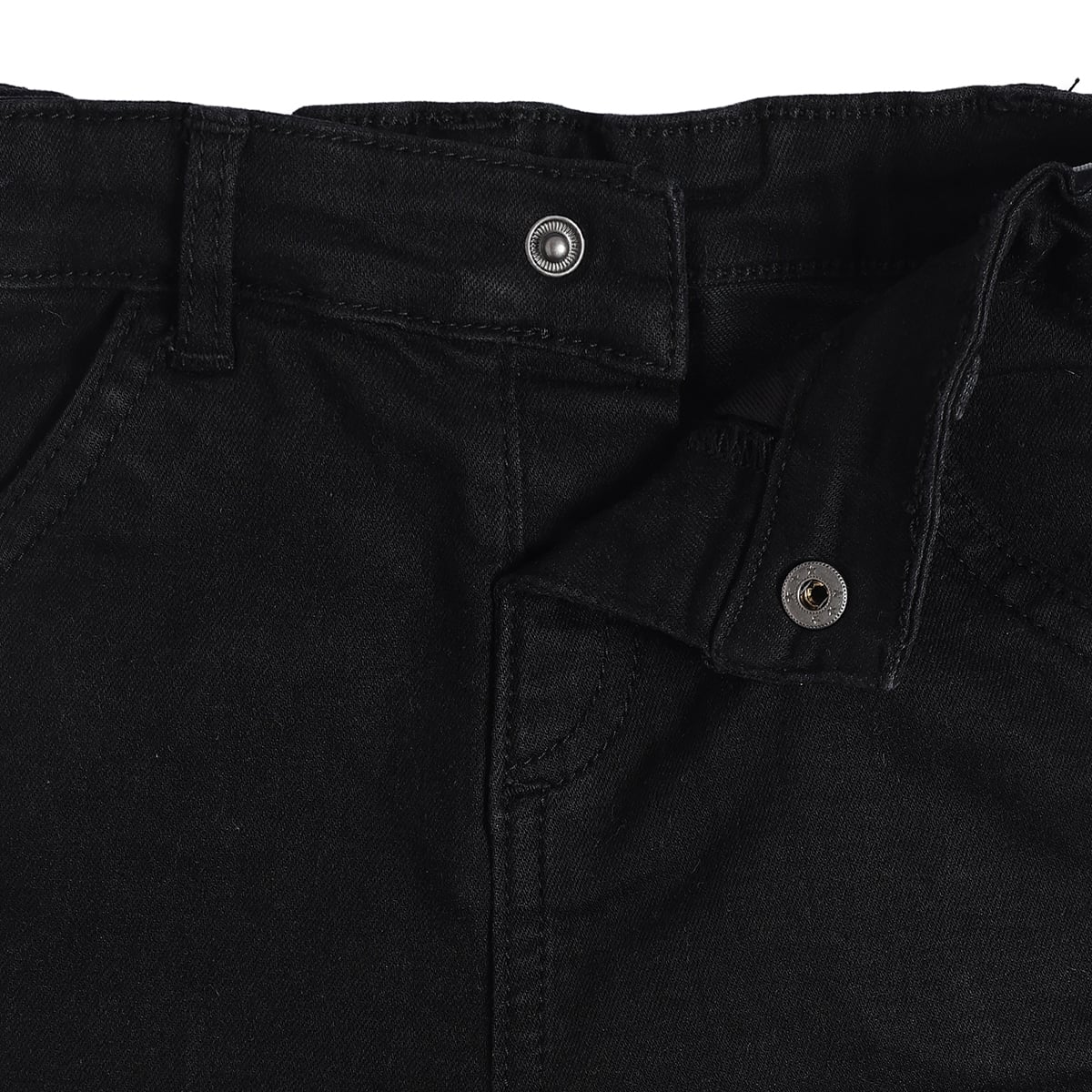 Baby Boys Black Denim Pants Regular Fit Casual Wear