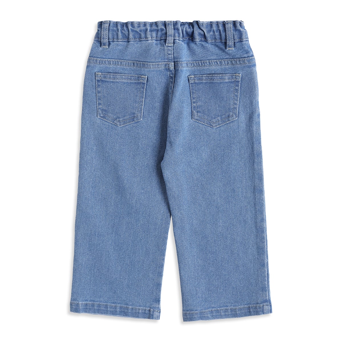Baby Boys Light Blue Denim Pants Regular Fit Casual Wear
