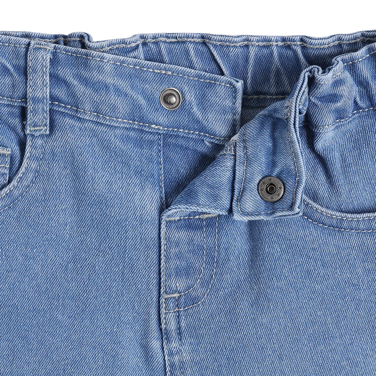 Baby Boys Light Blue Denim Pants Regular Fit Casual Wear