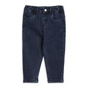 Baby Boys Dark Blue Denim Pant Regular Fit Casual Wear