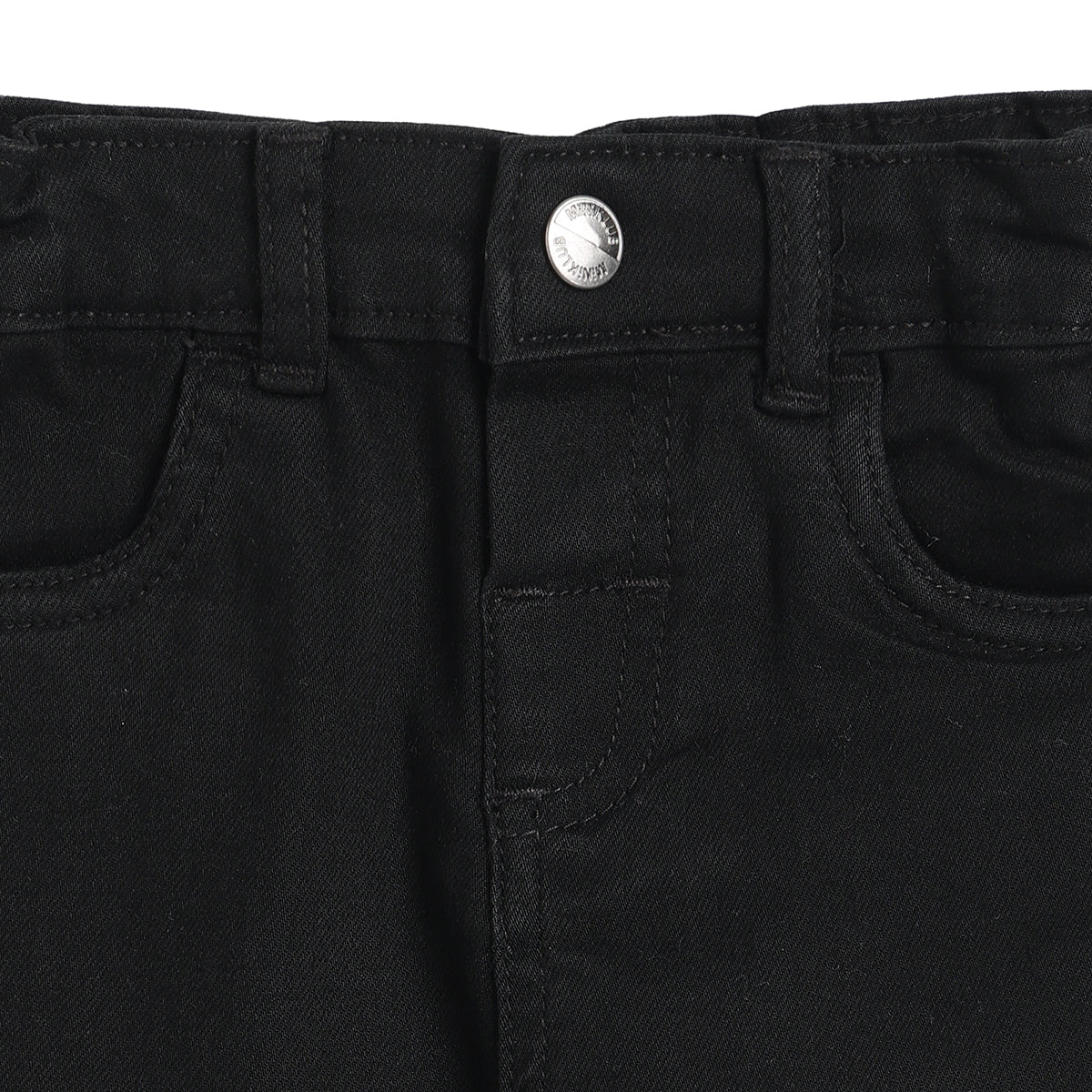 Baby Boys Black Denim Pant Regular Fit Casual Wear