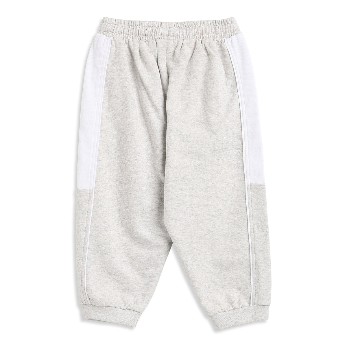 Baby Boys Grey Melange Cotton Jogger Regular Fit Casual Wear