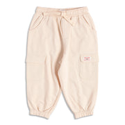 Baby Boys Beige Cotton Jogger Regular Fit Casual Kids Bottom