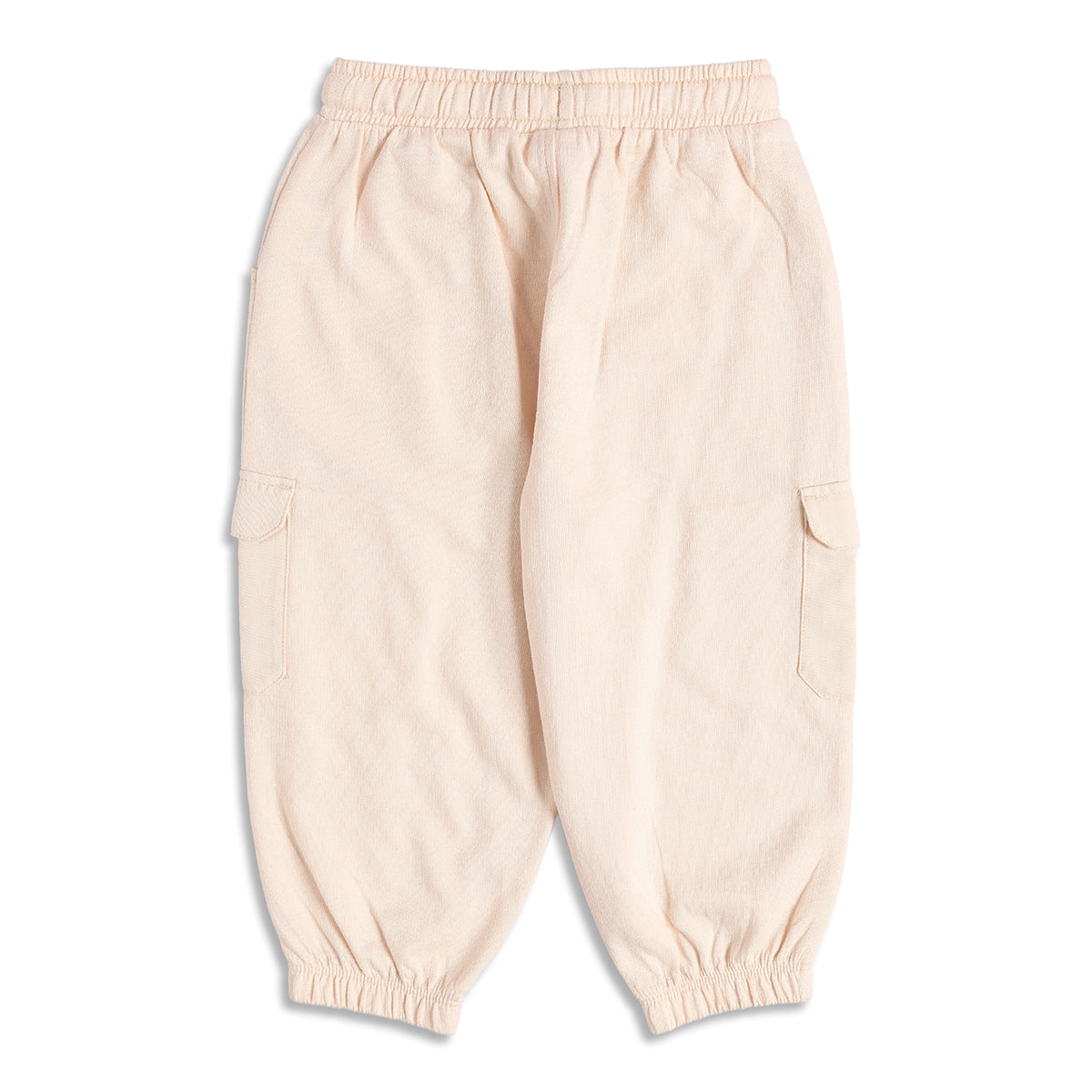 Baby Boys Beige Cotton Jogger Regular Fit Casual Kids Bottom