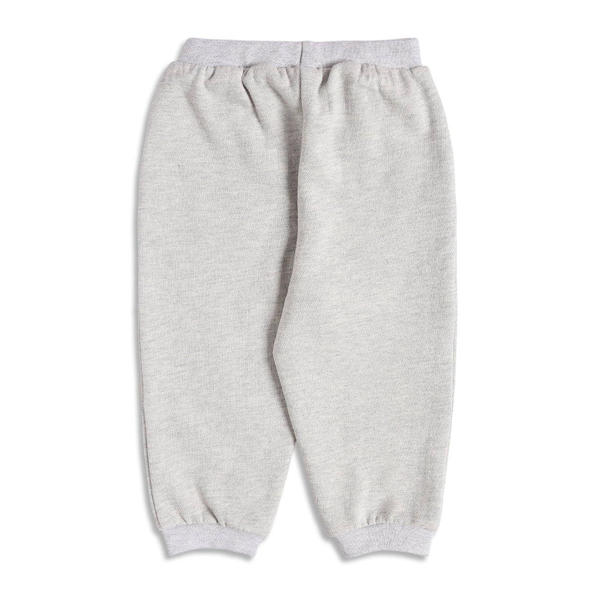 Baby Boys Grey Melange Cotton Jogger Regular Fit Casual Kids Bottom Wear