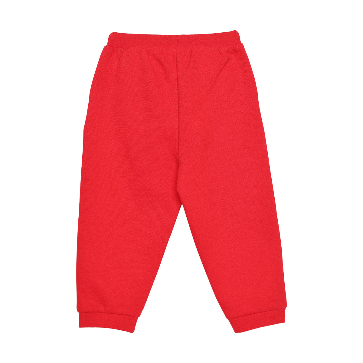 Baby Boys Red Cotton Jogger Pants Regular Fit Casual Kids Pants