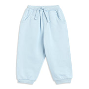Baby Boys Sky Blue Cotton Jogger Regular Fit Casual Kids Bottom Wear