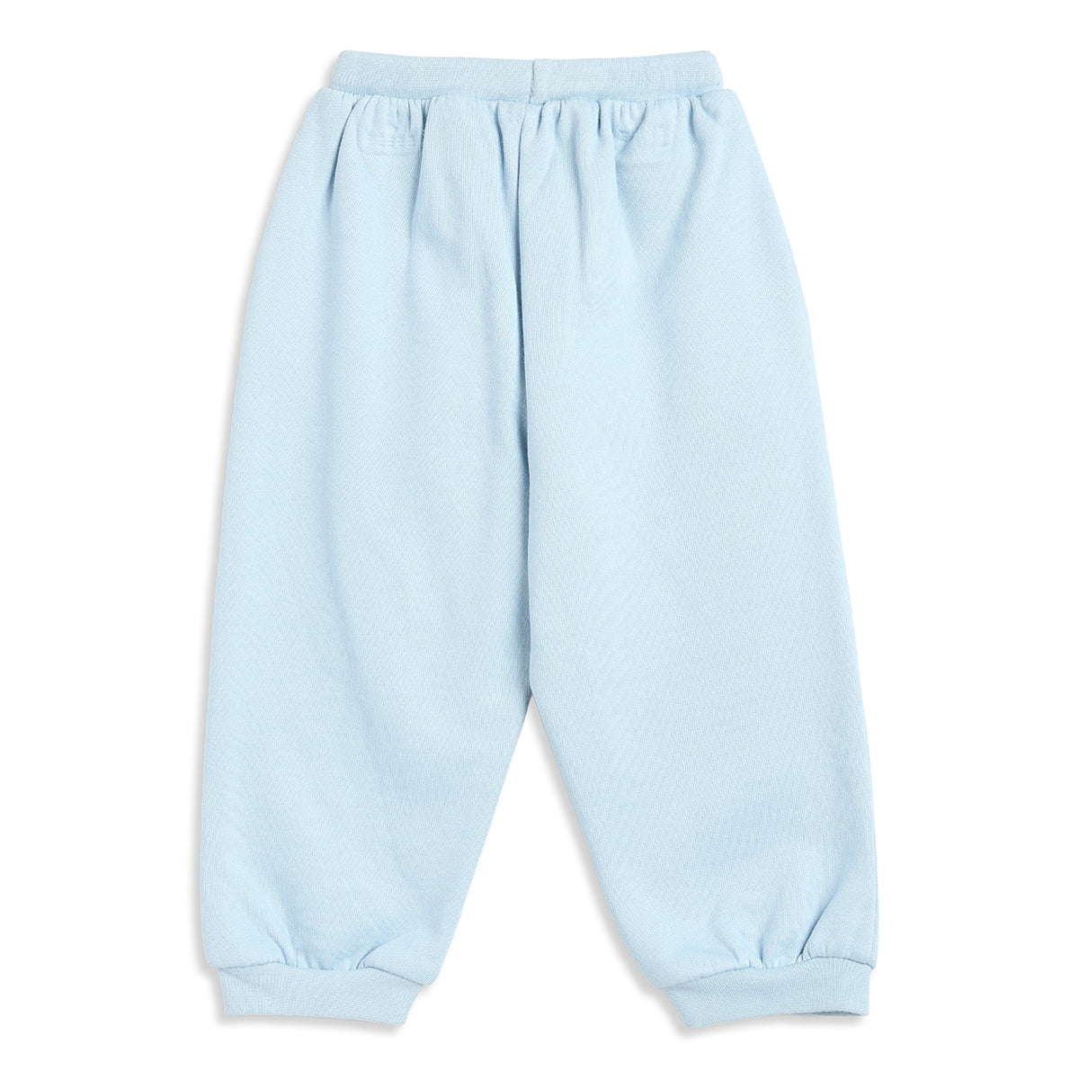 Baby Boys Sky Blue Cotton Jogger Regular Fit Casual Kids Bottom Wear