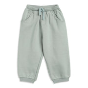 Baby Boys Sage Green Cotton Jogger Regular Fit Casual Kids Bottom Wear
