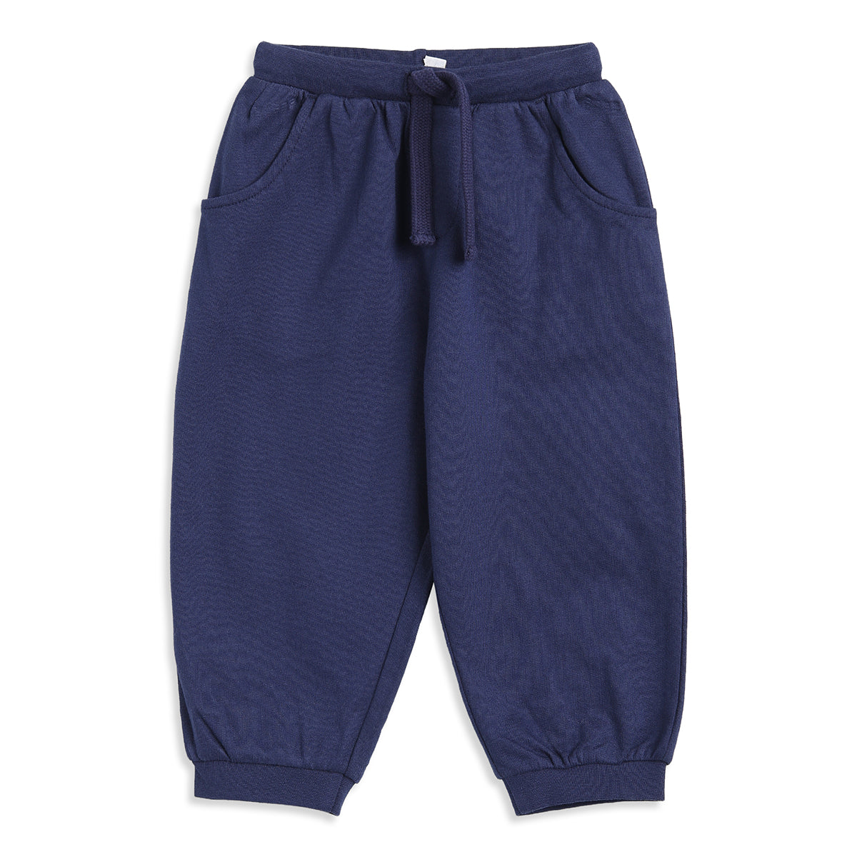Baby Boys Navy Blue Cotton Jogger Regular Fit Casual Kids Bottom Wear