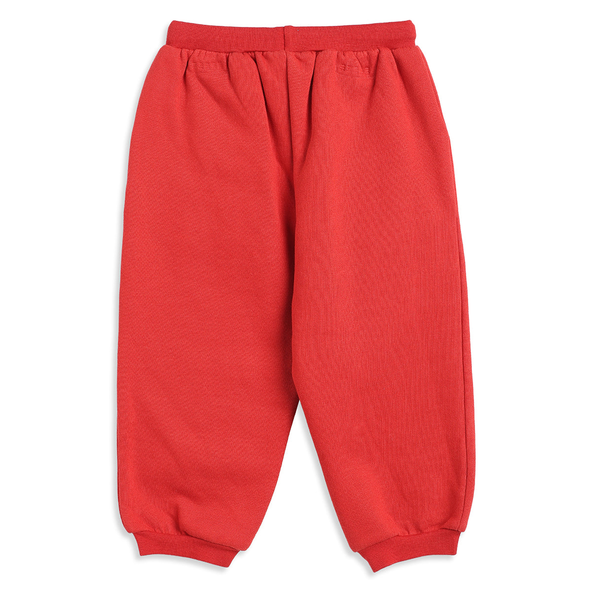Baby Boys Red Cotton Jogger Regular Fit Casual Kids Bottom Wear