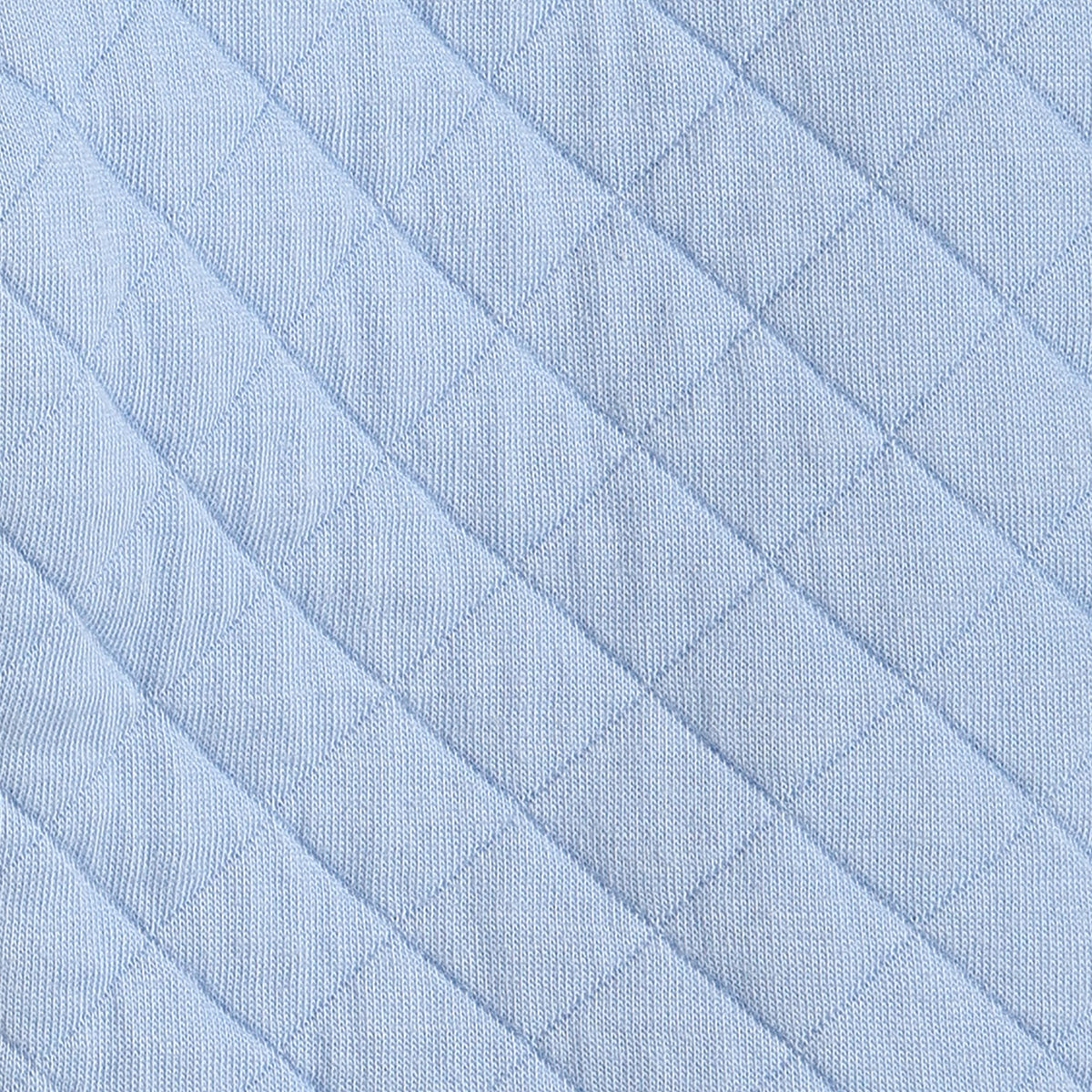 Baby Boys Sky Blue Quilted Cotton Knit Bottom Regular Fit Casual Kids Wear