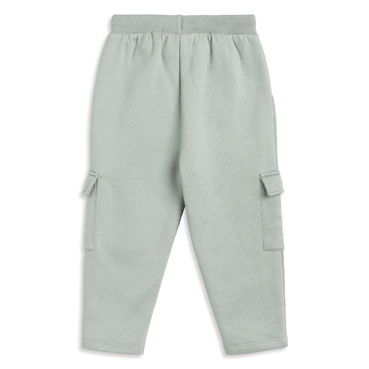 Baby Boys Sage Green Cotton Knit Bottom Regular Fit Casual Kids Wear