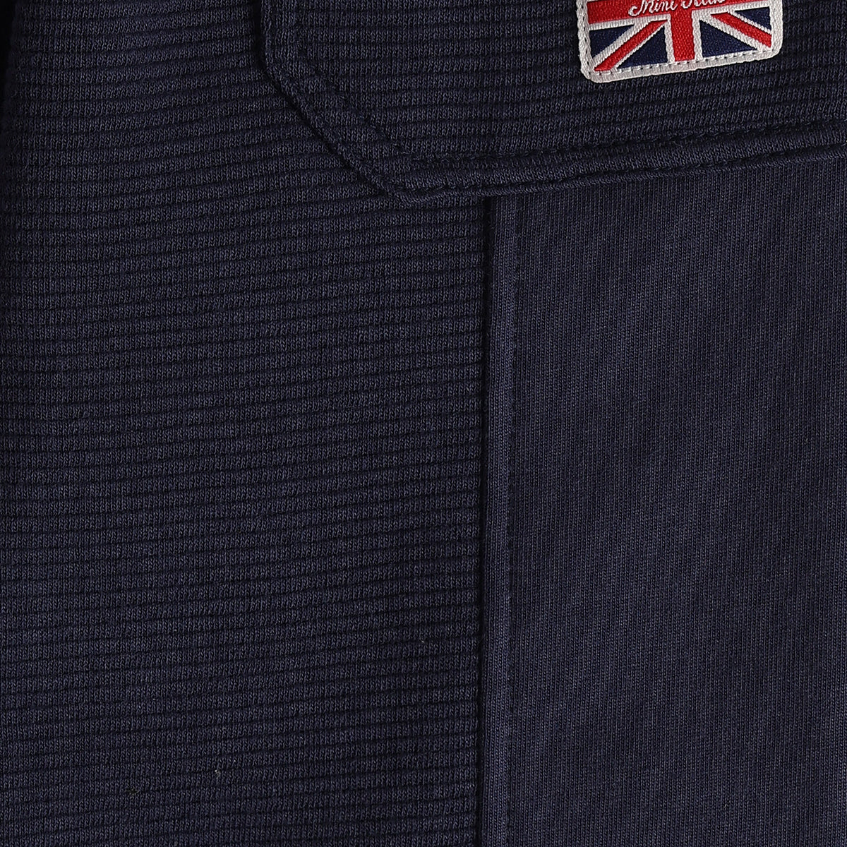 Baby Boys Navy Blue Cotton Blend Joggers Regular Fit Casual Wear