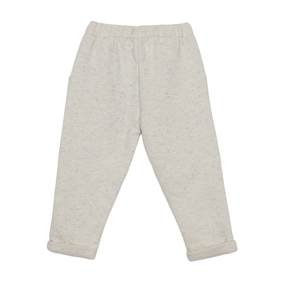 Baby Boys Cream Cotton Blend Dog Applique Knit Bottom Regular Fit Casual Wear