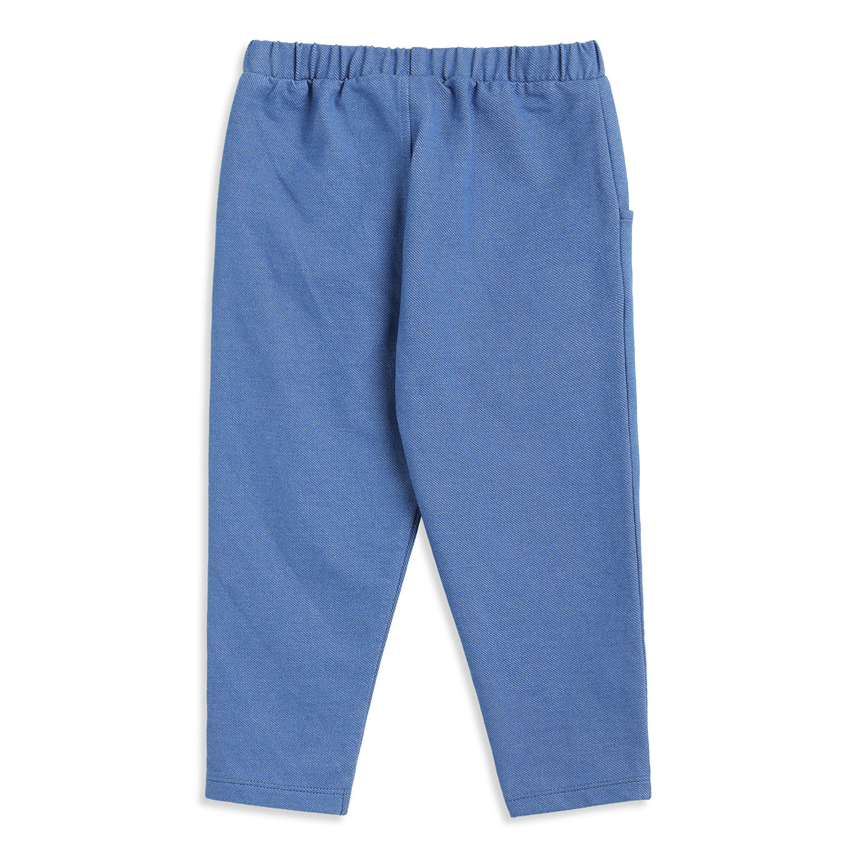 Baby Boys Blue Cotton Knit Bottom Regular Fit Casual Kids Wear
