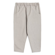 Baby Boys Beige Cotton Knit Bottom Regular Fit Casual Pant